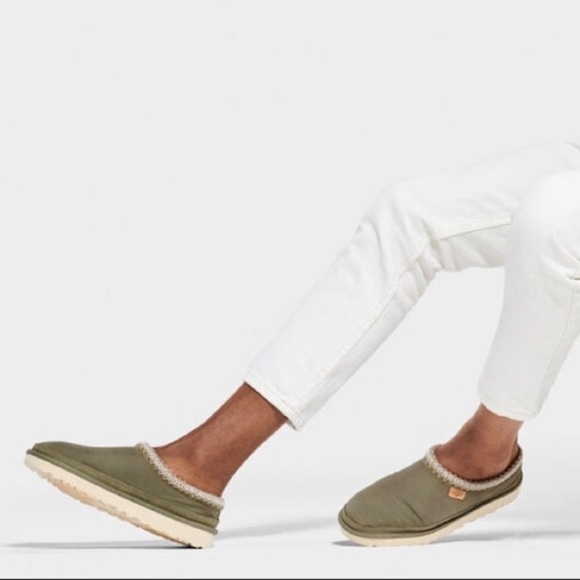 UGG Other - UGG Tasman Military Green Nylon Slipper Shoe Men’s Size 11